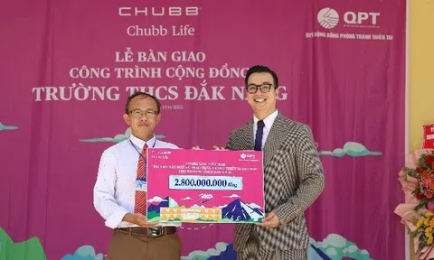 Hành trình “Chubb Life vì thế hệ tương lai” tiếp nối với ngôi trường thứ 10 được hoàn thiện xây dựng