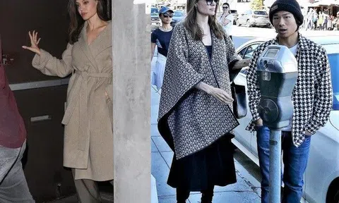 Angelina Jolie chứng tỏ đẳng cấp nữ thần, bị chụp trộm đi ăn tối thần thái vẫn đỉnh cao