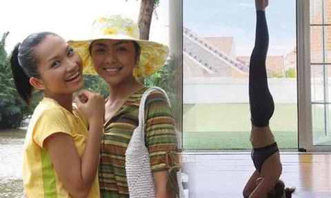 Người đẹp từng bán nước mía kiếm sống giờ làm mẹ 3 con, có lúc dậy từ 2h sáng "trồng cây chuối" giữ dáng