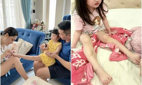 Trả lương 100 triệu đồng/tháng cho bảo mẫu, con bị bầm tím chân, chồng Đoàn Di Băng tức giận