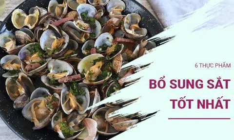 6 thực phẩm bổ sung sắt tốt nhất, đứng đầu là thứ giàu sắt hơn cả thịt bò mà giá rẻ bằng 1/5