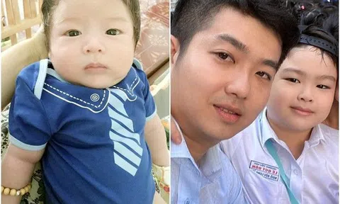 Nhật Kim Anh chịu khổ sinh mổ em bé 4kg, 7 năm sau đứa trẻ khôi ngô hệt bố doanh nhân