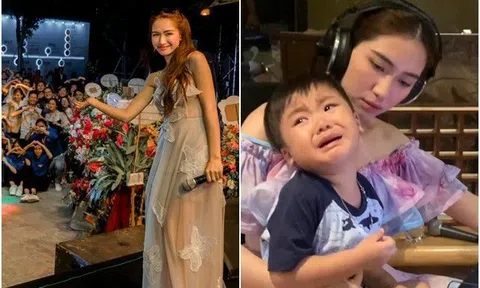 Hòa Minzy giải thích khi bị nói ham làm việc không có thời gian nào cho bé Bo