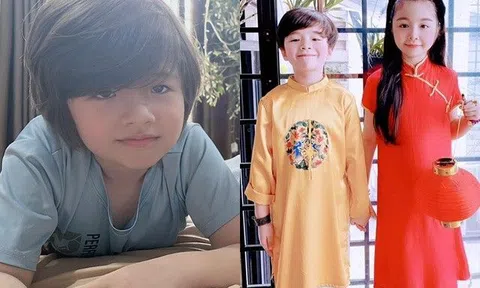 Elly Trần đăng ảnh cam thường của Cadie Mộc Trà và Alfie Túc Mạch, con trai lai Tây giống bố đến xót xa