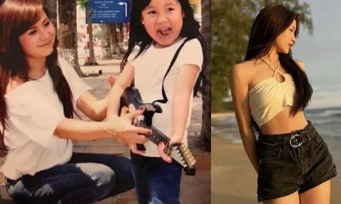 Hồi nhỏ bụ bẫm đáng yêu, ái nữ nhà Lưu Thiên Hương 17 tuổi "trổ mã" thành thiếu nữ chân dài thượt, đẹp không góc chết