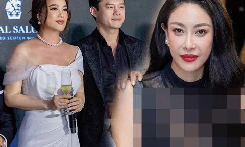 Trương Ngọc Ánh diện đầm trắng như cô dâu cạnh Anh Dũng nhưng Hà Kiều Anh nổi hơn cả với chiếc áo lạ