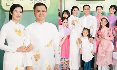 Đám hỏi Hoa hậu Ngọc Hân: Chú rể kín tiếng lộ diện, dàn bê tráp và khách mời toàn người đẹp đình đám