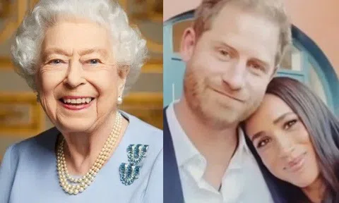 Trước khi mất vì ung thư, Nữ hoàng từng lo Hoàng tử Harry "quá yêu" Meghan, kết quả sau đó mới buồn