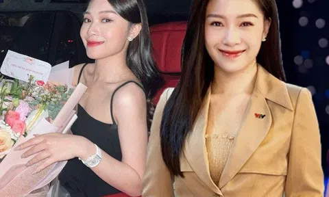 Nữ sinh trường Báo lọt mắt xanh "bà trùm hoa hậu" làm MC VTV, lên sóng đeo đồng hồ, kim cương sáng choang