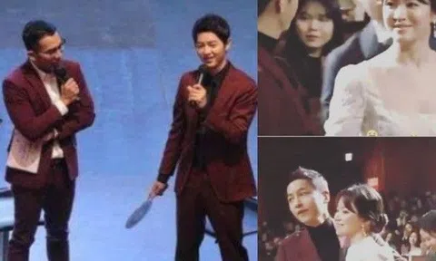 Song Joong Ki bất ngờ mặc lại đồ lúc ở bên Song Hye Kyo, kể kỷ niệm đóng Hậu Duệ Mặt Trời