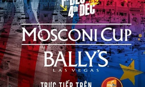 Giải Bi-a Pool Mosconi Cup 2022 danh giá trực tiếp và độc quyền trên Truyền hình MyTV