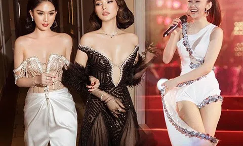 Từng mặc xấu vì “đùi ếch”, Minh Hằng giờ cân đẹp váy khoét vô cực làm cả loạt chân dài mệt mỏi