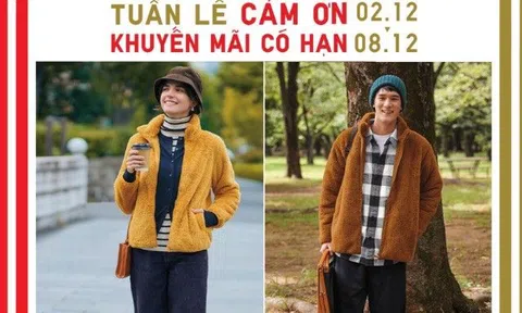 Kỷ niệm 3 năm tại Việt Nam, UNIQLO đang có sale lớn áp dụng trên loạt trang phục bán chạy nhất Việt Nam