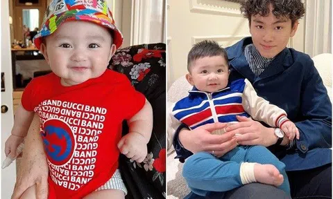 Con trai của Chi Bảo và vợ 3 kém 16 tuổi được khen có nhiều nét giống anh cùng bố khác mẹ