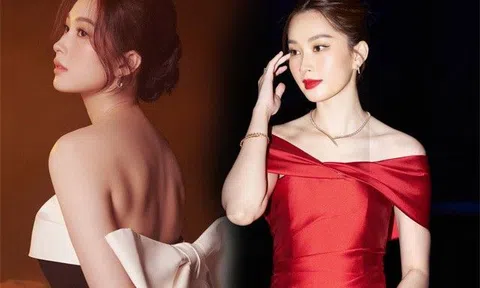 Dáng mình hạc xương mai, Đặng Thu Thảo vẫn đẹp thoát tục khi diện loại váy dễ "tố" nhược điểm
