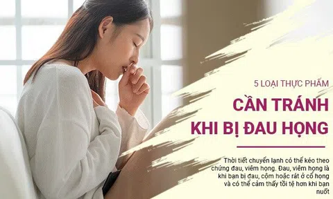 5 loại thực phẩm cần tránh khi bị đau họng mùa Đông