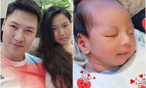 Mạnh Trường gen quá mạnh, vợ sinh ra 3 con đều giống hệt bố, nhất là con trai mới chào đời