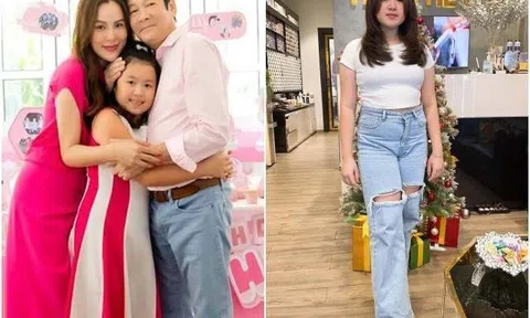 Con gái 12 tuổi bị mời mua thuốc giảm cân, Hoa hậu Phương Lê tức giận: Con tôi béo sang, có mọi thứ
