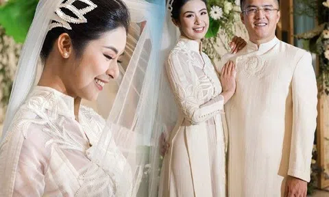 Ngọc Hân - Hoa hậu "độc nhất vô nhị" không điện váy cưới trong ngày làm cô dâu