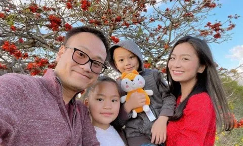 Rời showbiz, người đẹp San của "Hoa hồng bên ngực trái" viên mãn bên chồng, tự hào khoe con thông minh học giỏi