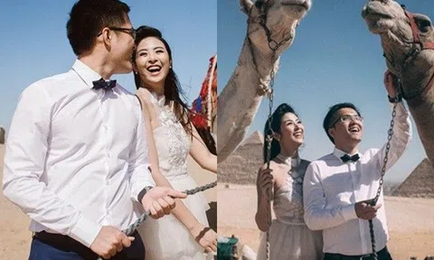 Ngọc Hân tung ảnh cưới với lạc đà: Chụp trong 1 tiếng gấp gáp, bạn trai kín tiếng hiếm hoi phát ngôn