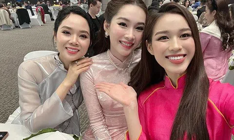 Chung khung hình Hoa hậu Việt Nam kém chục tuổi, mẹ 2 con Đặng Thu Thảo làm "lu mờ" nhan sắc đàn em