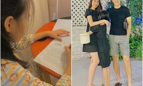 Con gái Thuỷ Tiên nói tính cách thật của Công Vinh hay tức giận, mong bố kiếm được nhiều tiền