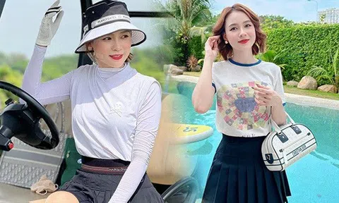 Thời trang đánh golf của hotgirl Sam, xinh hơn Hiền Hồ, đắt hơn hoa hậu, đẳng cấp đại gia tài sản 50 tỷ
