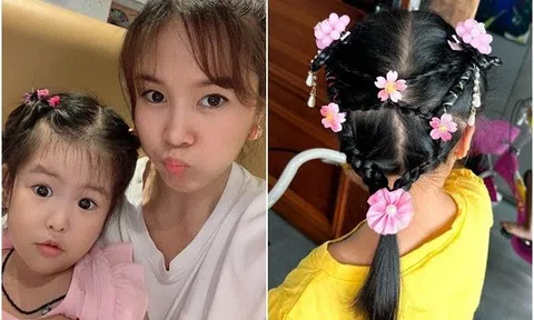 Lê Phương phản bác khi bị chê trách vì thường xuyên tết tóc đẹp cho con đi học mỗi sáng