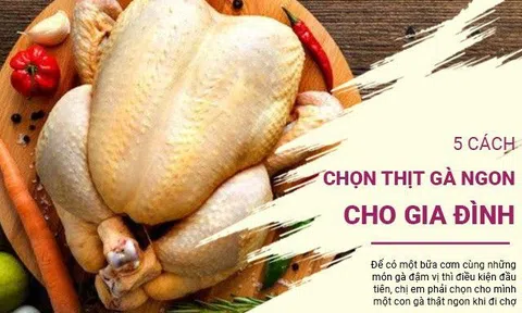 Đi chợ cần nắm vững những mẹo này để mua được thịt gà ngon