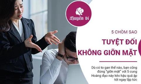 Dù có liều lĩnh thế nào, cũng đừng dại dột giỡn mặt 5 chòm sao này, đặc biệt là những ngày cuối năm, chạy deadline căng thẳng