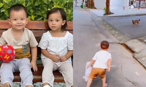Hồ Ngọc Hà bất ngờ khi được Lisa xoa bóp chân bị đau, Leon đứng trêu chọc chó khiến mẹ hoảng sợ