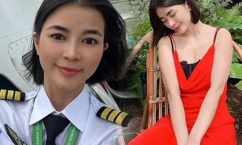 Bỏ showbiz chi 6 tỷ làm phi công, U35 giờ đẹp nhất tổ bay, kết hôn xong béo lên vẫn rạng rỡ