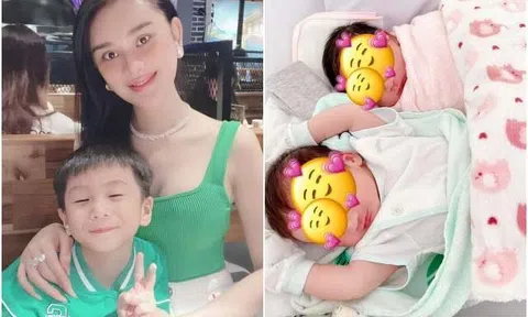 Nửa năm làm mẹ đơn thân, Lâm Khánh Chi bất ngờ "lên chức", có thêm con trai con gái đỏ hỏn