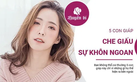 5 con giáp che giấu sự không ngoan, thường không để lộ ra ngoài