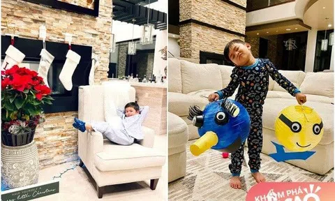 Vợ cũ Đan Trường trang trí biệt thự 4.000 m2, con trai còn nhỏ đã ra dáng thiếu gia