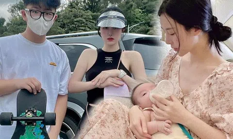 Mẹ 39 tuổi ăn mặc như bạn gái con trai 16 tuổi, cho con bú vẫn "lên đồ" lung linh như nàng thơ