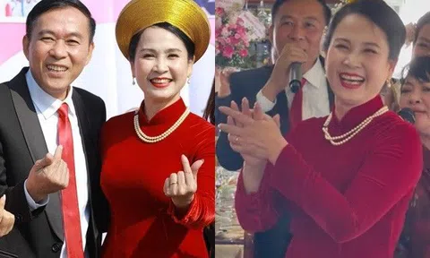 NSND Lan Hương làm cô dâu ở tuổi U70, đoạn clip cam thường thấy rõ nhan sắc thật của "mẹ chồng khó tính"