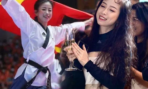 "Hoa khôi làng võ" là đồng nghiệp của Lê Âu Ngân Anh: Da trắng như tuyết, má lúm xinh tựa gái Hàn