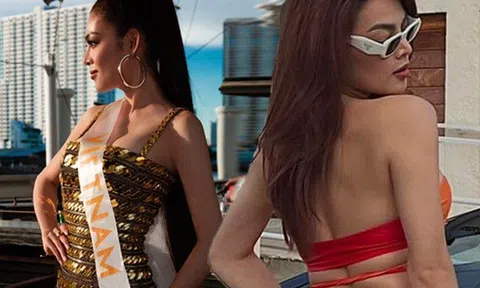 Từng suýt ngã khuỵu vì thi trượt Top 3, Hoa hậu 9X giờ "phang thời tiết", diện nội y giữa trời tuyết khoe dáng