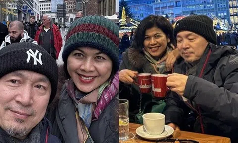 Nhạc sĩ Quốc Trung hiếm hoi đăng ảnh khoe vợ mới, Thanh Lam "thả nhẹ" bình luận đáng chú ý