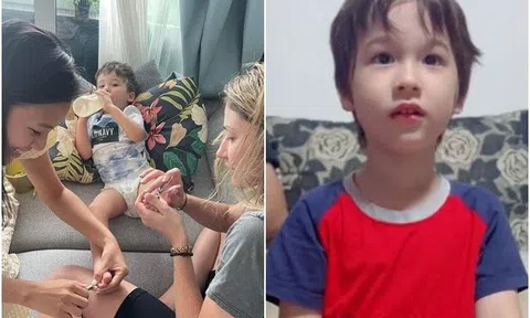 Em bé Việt được Á hậu và đặc vụ Mỹ cắt móng chân, sau 1 năm ngoại hình khác lạ, nói 2 thứ tiếng