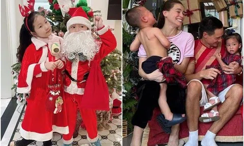 Nhóc tỳ sao Việt lên đồ đón Giáng sinh 2022: Bé nào cũng xinh xắn, con Hồ Ngọc Hà khiến mẹ phải khóc
