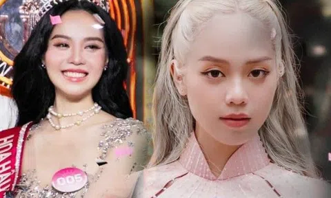 Tân Hoa hậu Việt Nam Huỳnh Thị Thanh Thuỷ bị "đào" ảnh quá khứ, tóc nhuộm trắng xoá, nắm tay trai lạ chụp ảnh