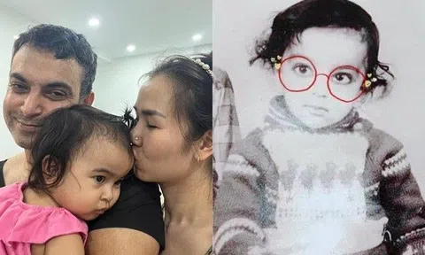 Võ Hạ Trâm để lộ ảnh chồng ngoại quốc hồi còn nhỏ, so sánh với con gái lai Ấn nhận bình luận "đẻ mướn"