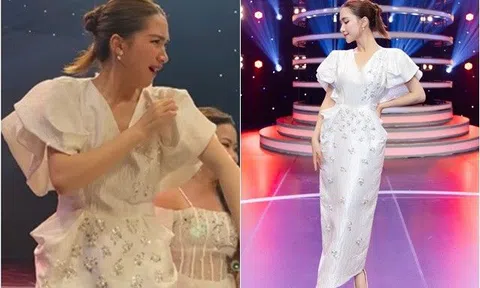 Hòa Minzy "tố" đàn anh làm hư váy 130 triệu cô mượn để lên sóng truyền hình