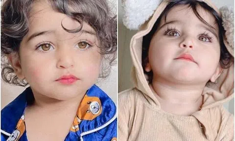 Em bé sở hữu đôi mắt và cặp mi cong vút đẹp như tranh làm mẹ bỉm Việt rần rần xin vía