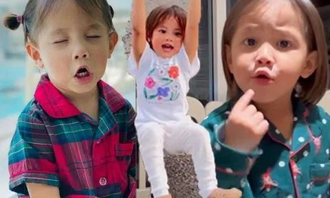 Lisa tóc loe hoe vài cọng nay đã dày dặn, càng lớn càng xinh vẫn bị nói mất nét nàng thơ