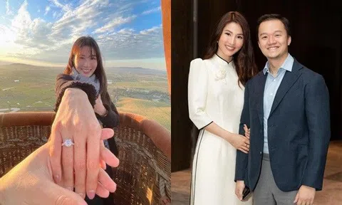 Diễm My 9X đang lơ lửng cách mặt đất 900m thì được bạn trai cầu hôn, bạn thân Nhã Phương ngủ dậy mới biết