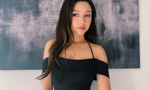 Cô giáo gần chạm vương miện Hoa hậu Việt Nam vướng ồn ào ngoài đời mặc kín đáo tôn đường cong khéo léo